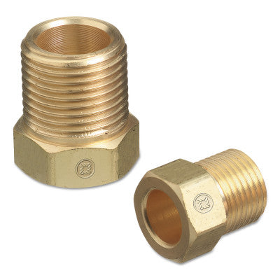 Inert Arc Nuts, Brass, Hex, A-Size, 3/8 in - 24, Inert Gas