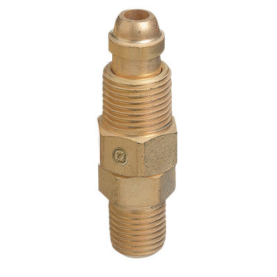 Inert Arc Hose & Torch Adapters, Brass, Straight, Male/Male, RH