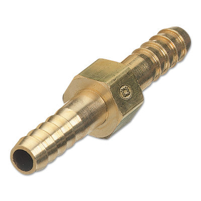 Brass Hose Splicers, 200 PSIG, Barb Hex, 1/2 in