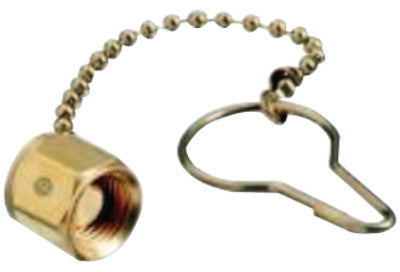 Chain & Plug Assemblies, Plug Assembly, 3,000 psi, Nitrogen/Argon/Helium, Brass