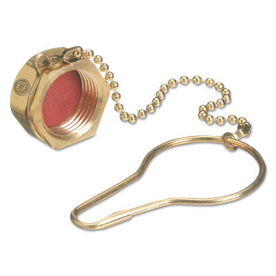 Manifold One-Piece Dust Cap Assemblies, Cap, Brass, Hydrogen