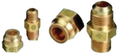 Brass SAE Flare Tubing Connections, Adapter, 500 PSIG, CGA-440 to 3/4 in NPT(M)