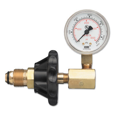 Cylinder Pressure Testing Gauges, Air, Brass, CGA-346
