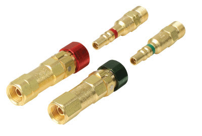 Quick Connect, Reg. to Hose w/Check, QDB205 Plug (M); QDB20 Socket (F), Fuel Gas