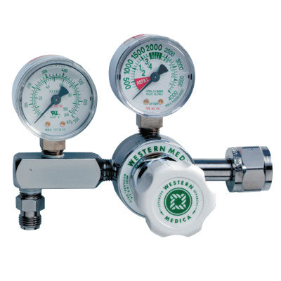 M1 Series Pressure Gauge Regulators, , CGA-540 Nut and Nipple, 3,000 psi inlet