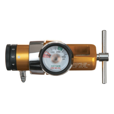 OPA Compact Click-Style Regulators, Oxygen, CGA-870 Yoke, 3,000 psi inlet