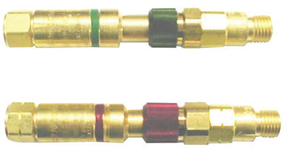 Safemate Quick Connect Set w/Flash Arrestors, Regulator to Hose, Oxygen/Fuel Gas