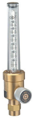 RWS Series Flowmeters, Argon/CO2, 0 - 70 SCFH, 1/8 in NPT F, 50 psig inlet