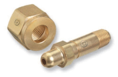 Regulator Inlet Nipples, Air, 1/4 in (NPT), 2 1/2", Stainless Steel, CGA-346