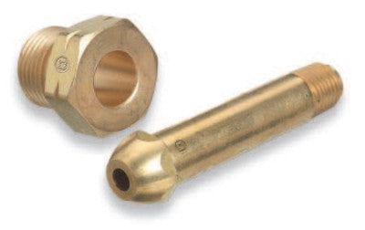 Regulator Inlet Nipples, 1/4"(NPT), 3", Stainless Steel, CGA-510;CGA-580;CGA-590