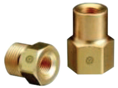Female NPT Outlet Adaptors for Manifold Pipelines, Oxygen, Stainless Steel