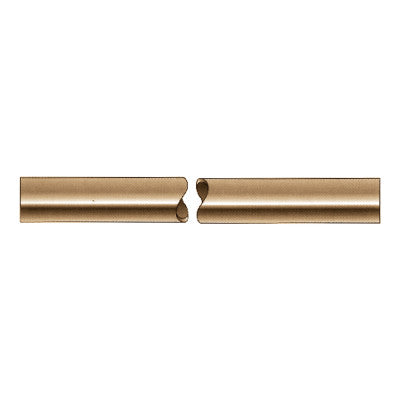 Threaded Pipe Nipples, Nipple, 3,000 PSIG, Brass Alloy 360, 8 1/2", 1/2 in (NPT)