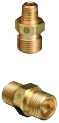 Male NPT Outlet Adapters for Manifold Pipelines, Check Valve, 1/2 in (NPT)