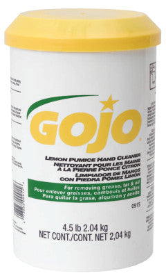 Lemon Pumice Hand Cleaners, Lemon, Cartridge, 4 1/2 lb
