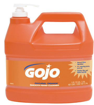 Natural Orange Smooth Hand Cleaners, Citrus, Bottle w/Pump, 1 gal