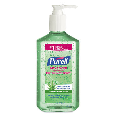 Purell Instant Hand Sanitizers with Aloe, 12 oz, Alcohol