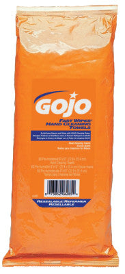FAST WIPES Hand Cleaning Towels, Citrus, Wet Wipe Tool Box Pak, 8 oz