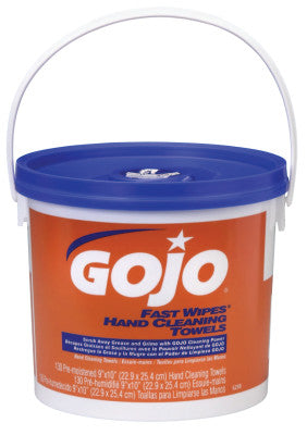 FAST WIPES Hand Cleaning Towels, Citrus, Wet Wipe Bucket, 130