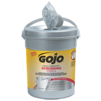 Scrubbing Wipes, Orange, Canister