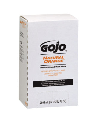 Natural Orange Pumice Hand Cleaners, Citrus, Bag-in-Box, 2,000 mL