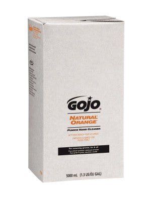 Natural Orange Pumice Hand Cleaners, Citrus, Bag-in-Box, 5,000 mL