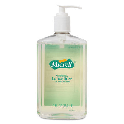 MICRELL Antibacterial Lotion Soaps, Pump Bottle, 12 oz