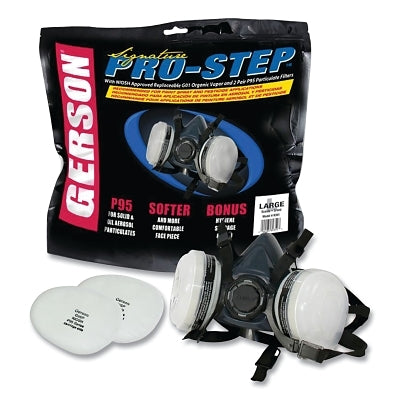 PRO-STEP 1/2 MASK FACE PC PROF SIL MD W/G01 OV C