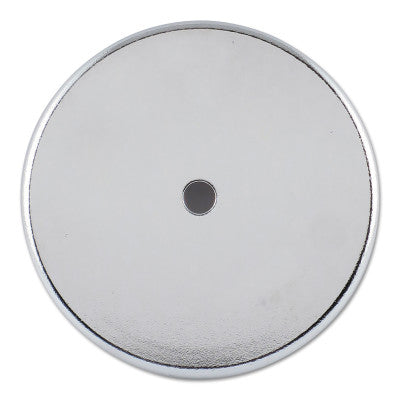 Shallow Pot Ceramic Magnets, 50 lb, 3 1/4 in Dia.