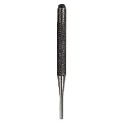 Drive Pin Punches, 4 in, 1/8 in tip, Tool Steel