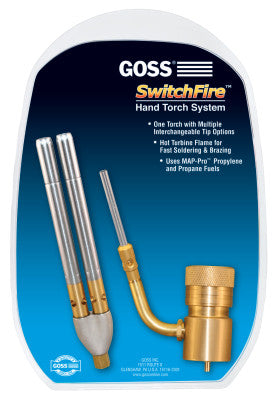 SwitchFire Hand Torch Kits, Braze/Solder, Regulator; Sml Detail; Std Single Tip