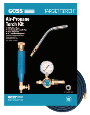 Target Air-Propane Torch Outfits, 7/16 in; 3/4 in, Propane, Soldering; Brazing