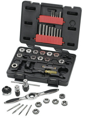 40 Piece Tap & Die Drive Tool Sets, Hex, Metric