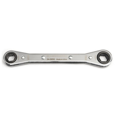 6 Point Laminated Double Box Ratcheting Wrenches, 13 mm/14 mm