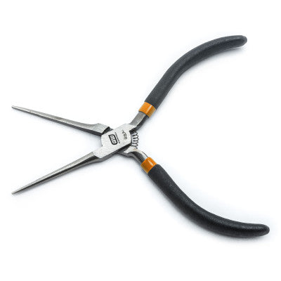 Chain Nose Pliers, Needle Nose, High Alloy Steel, 5.87 in Long, 2.06 in Jaw