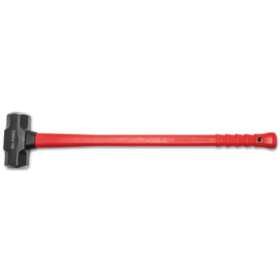 Double Face Sledge Hammers with Tether Ready Fiberglass Handles, 8 lb, 32 in