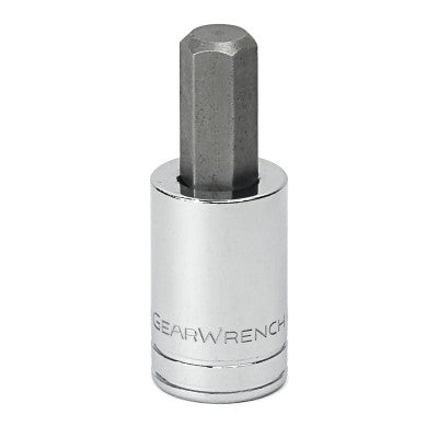 1/4 in Drive Hex Bit SAE Sockets, 1/4 in Drive, 3/16 in, 1.53 in Long, 6 Points