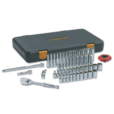 49 Piece 120XP Standard & Deep Mechanics Socket Sets, 6 Point