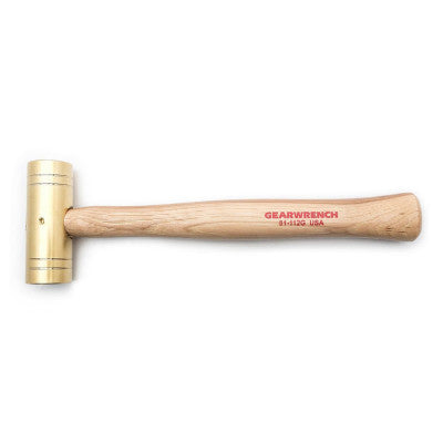 Brass Hammers with Fiberglass Handles, 2 lb Head, 1.5 in Face