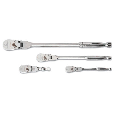 4 Pc. 120XP Full Polish Flex Handle Ratchet Sets, Inch