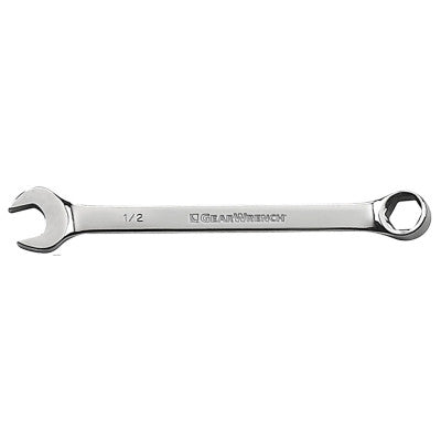 Combination Wrenches, 1/4 in Opening, 5.094 in L, 6 Points, Full Polish Chrome