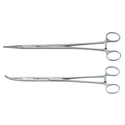 Double-X Hemostat Pliers Set, Straight; 45 Degree Tip, 9.73 in; 9.84 in Long