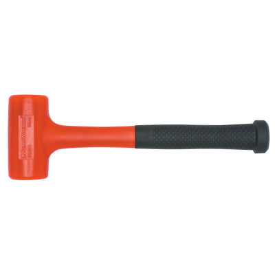 Dead Blow Hammer with Polyurethane Head, 24 oz Head, 12 in Handle, Red/Black