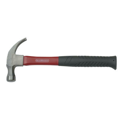 Claw Hammers, Comfort Grip Fiberglass Handle, 12.87 in, 12.75 lb