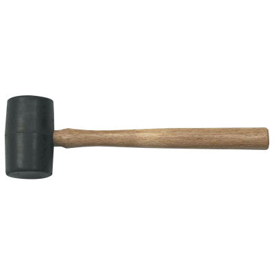 Rubber Mallets, 16 oz, Hickory Handle