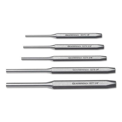 5 Piece Pin Punch Sets, Hex