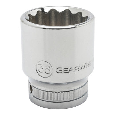 3/4 in Drive Standard Sockets, 21 mm, 12 Points
