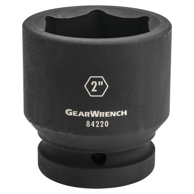 1 in Drive 6 Point Standard Impact Sockets, 2 in