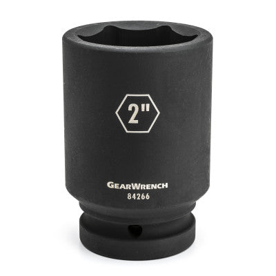 6 Point Deep Impact SAE Sockets, 1 in Dr, 1 3/8 in Opening