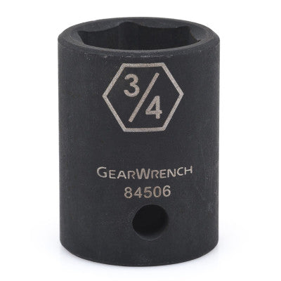 6 Point Standard Impact SAE Sockets, 1/2 in Dr, 13/16 in Opening