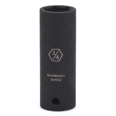 6 Point Deep Impact SAE Sockets, 1/2 in Dr, 1 1/16 in Opening